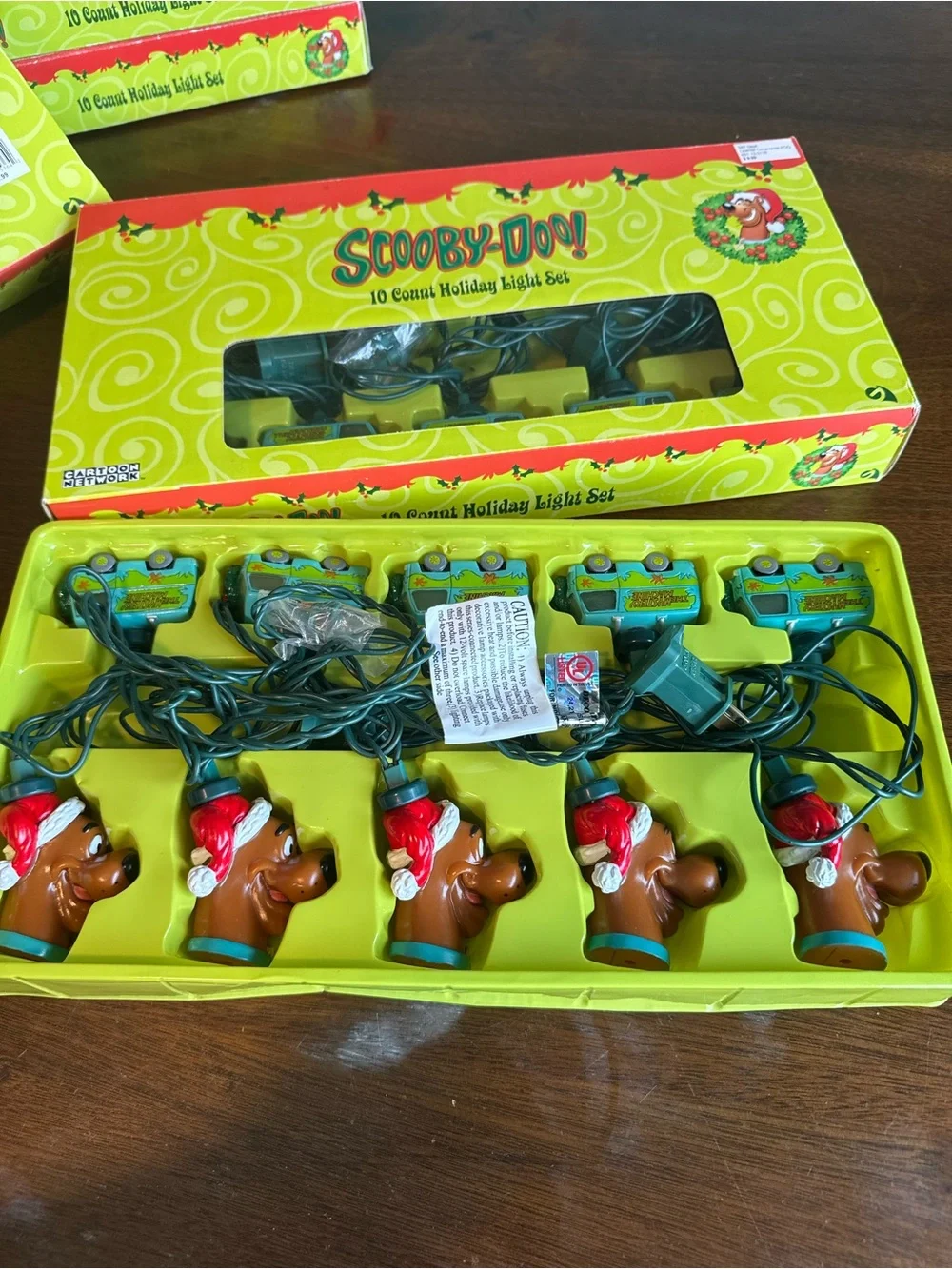 Vintage Cartoon Network Scooby-Doo Christmas Lights 2 Sets